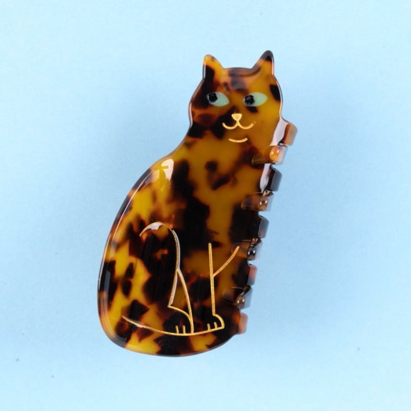 ククシュゼット 正規商品 ヘア アクセ クリップ かわいい 猫 黒 ククシュゼット 正規商品 ヘア アクセ クリップ かわいい 猫 黒