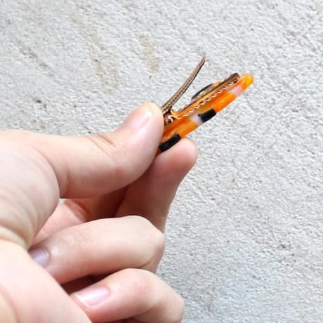 ククシュゼット 正規商品 ヘア アクセ クリップ ピン かわいい 海 夏 魚 Coucou Suzette カクレクマノミ ヘア クリップ オレンジ(clownfishclip)