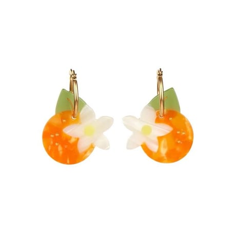 Coucou Suzette / Orange Blossom Earrings / orangeblossomear