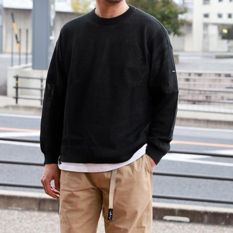 MANASTASH / HEMP MESH SWEATER / 7925140001