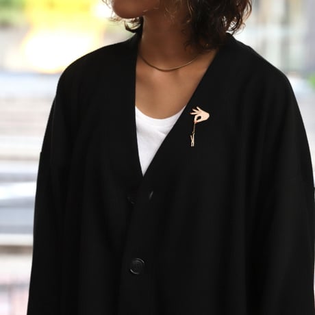 ククシュゼット 正規商品 ピンバッジ ブローチ かわいい おしゃれ フランス Coucou Suzette コウノトリ ピン Stork Pin ホワイトベイビー (poorthingpin)