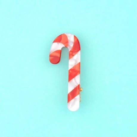 Coucou Suzette / Candy Cane Hair Clip / candycaneclip