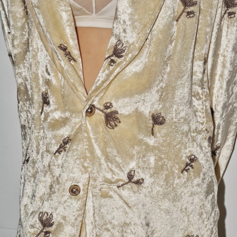 TODAYFUL / Embroidery Velour Jacket / 12420101 TODAYFUL / Embroidery Velour Jacket / 12420101