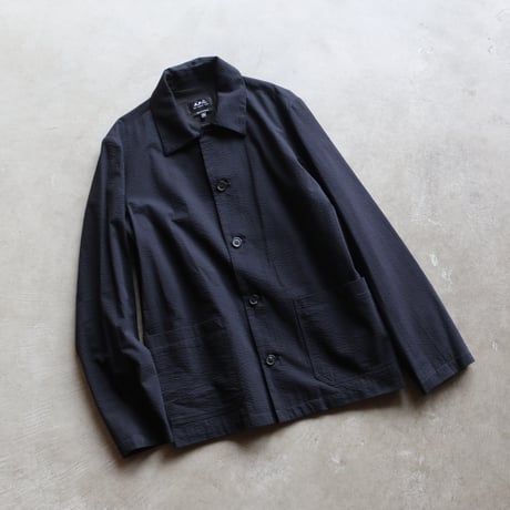APC / SEERSUCKER COTON JACKET / 24253-1-35991