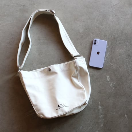 APC / BESACE JOURNAL SMALL CANVAS BAG / 24253-1-02479