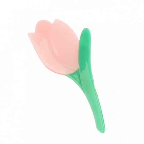 ククシュゼット 正規商品 ヘア アクセ クリップ かわいい 花 フランス Coucou Suzette チューリップ ヘア クロー ピンク(singletulipclaw)