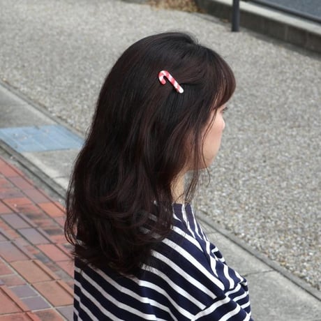 Coucou Suzette / Candy Cane Hair Clip / candycaneclip
