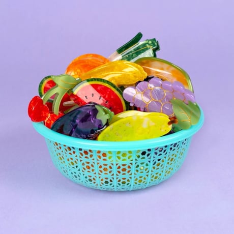 ククシュゼット 正規商品 ヘア アクセ クリップ かわいい 果物 フルーツ フランス Coucou Suzette オレンジ ヘア クロー オレンジ(orangeclaw)