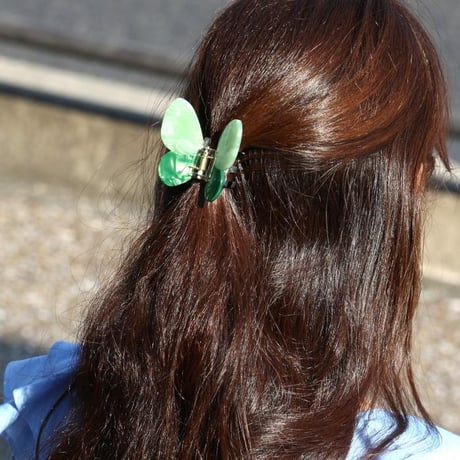 Coucou Suzette / Green Butterfly Hair Claw / grbutterflyclaw
