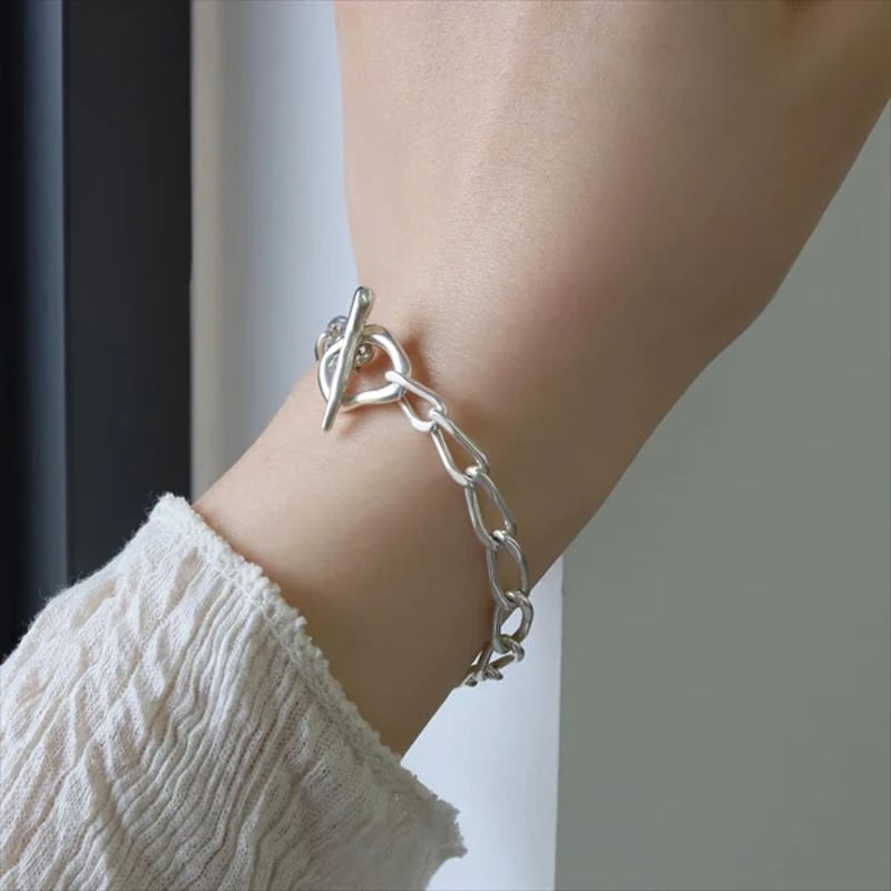 TEN. ムードフープブレスレット SV ブレスレット シルバーアクセサリー TEN. - ムードフープブレスレット SV シルバー 全長 18cm SMALL
