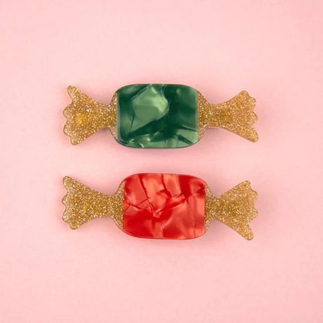 Coucou Suzette / Christmas Candies Hair Clips Set / christmascandiesclip