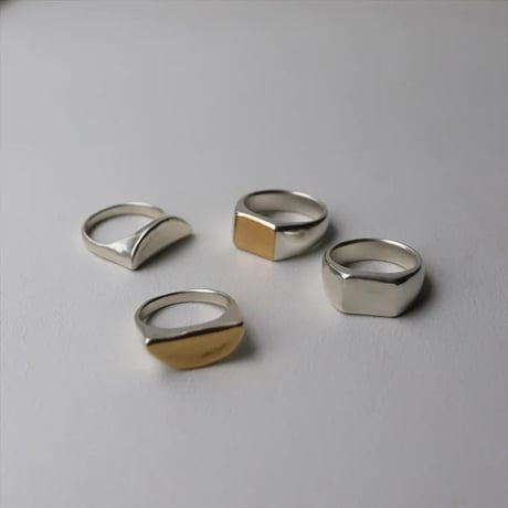 TEN. 正規商品 ユニセックス アクセサリー テン ラド リング シルバー/シルバー×ゴールド【即日発送】(rg-0101/rgm-0101)(rgx-0101/rmx-0101)