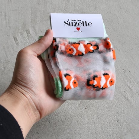 Coucou Suzette / カクレクマノミ シアー ソックス / clownfishshsocks