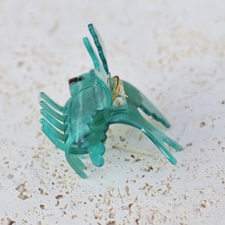 ククシュゼット 正規商品 ヘア アクセ クリップ かわいい 鳥 フランス Coucou Suzette ツバメ 燕 ヘア クロー ブルー (swallowclaw)