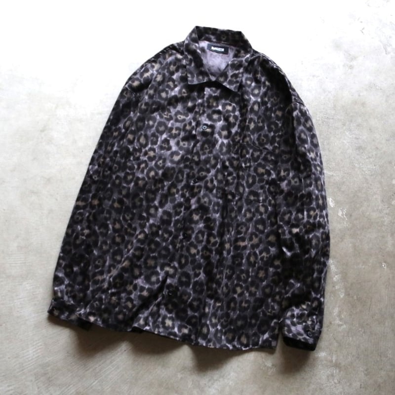 ROTTWEILER / R9 LEOPARD OPENCOLLAR SHIRT / rw24