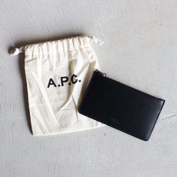 APC レザーグッズ アーペーセー Walter カードホルダー/ブラック