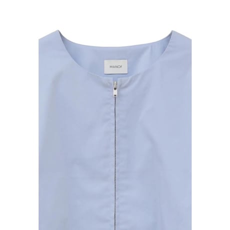 MANOF / DRAWSTRING SLEEVE SHORT BLOUSE / 891224132