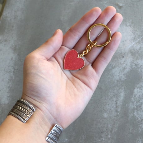 ククシュゼット 正規商品 キーリング キーホルダー かわいい ハート ギフト Coucou Suzette ハート キーリング  レッド(heartkeyring)