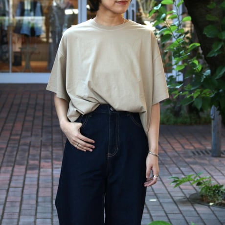 Alore / 50/2 天竺 Back tack tee  / 2522al5