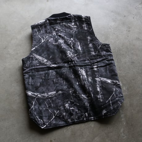 HIDEANDSEEK / Camo Zip Work Vest / HJ-100225
