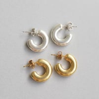 TEN. 正規商品 ユニセックス アクセサリー テン ベーグル ピアス シルバー/ゴールド【即日発送】