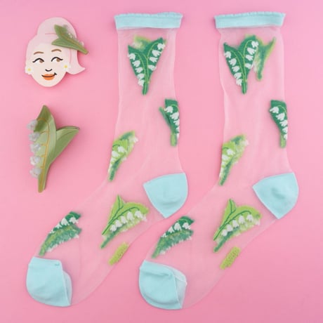 Coucou Suzette / スズラン シアー ソックス / lotvshsocks