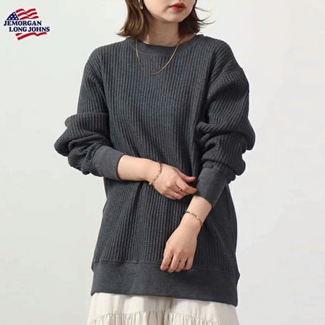 JEMORGAN / Big Waffle L/S Crew / jb00152c