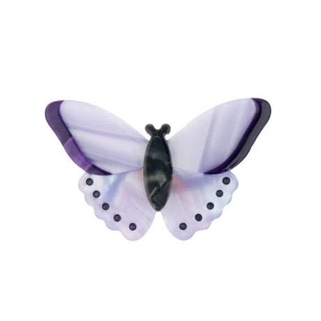 ククシュゼット 正規商品 アクセ ピン クリップ 虫 かわいい ギフト Coucou Suzette 紫色 蝶 ヘア クリップ パープル(pubutterflyclip)