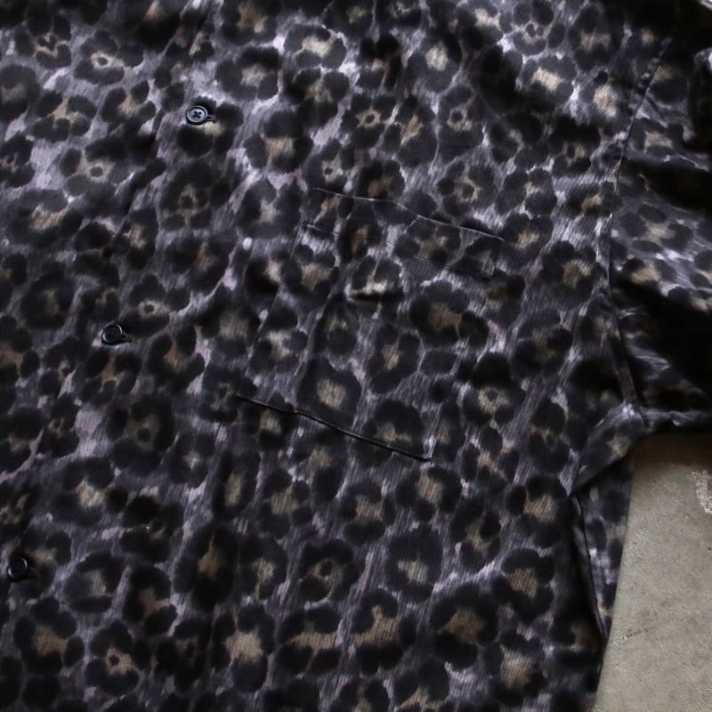 ROTTWEILER / R9 LEOPARD OPENCOLLAR SHIRT / rw24
