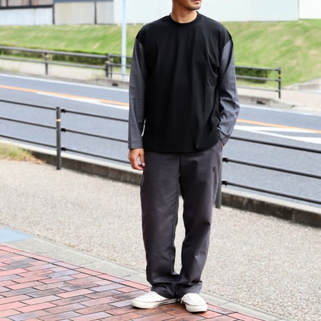 FORTUNA HOMME / ClearSmooth Blocking L/S Tee / fhlt0172