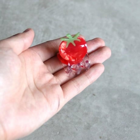 Coucou Suzette / Cherry Tomato Mini Hair Claw / tomatominiclaw