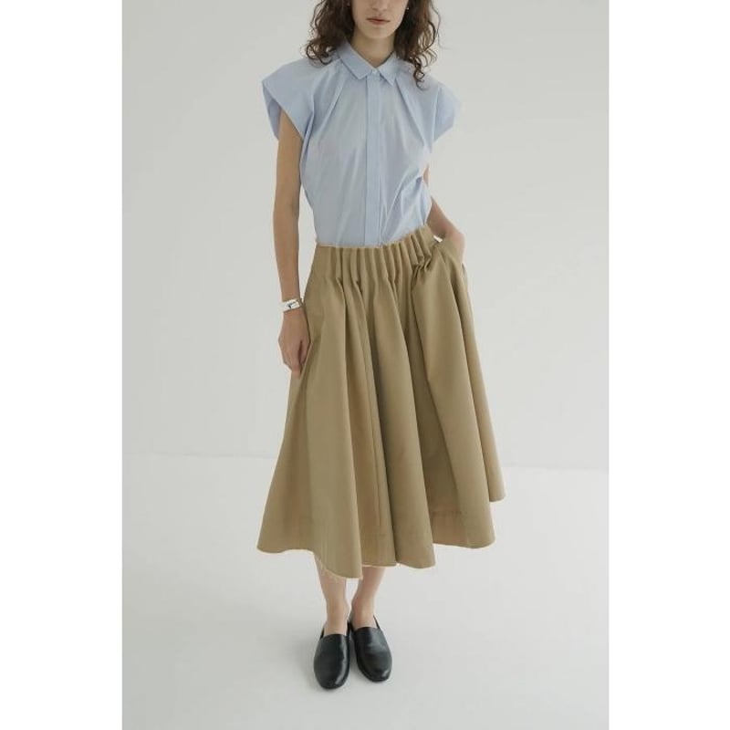 CLANE / NUANCE SHOULDER OVER SHIRTS / 191224172