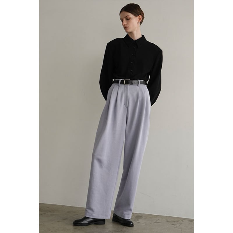 CLANE / TWO TUCK SWEAT PANTS / 171107252 | CHA CLANE / TWO TUCK SWEAT PANTS / 171107252 | CHA