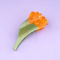 ククシュゼット 正規商品 ヘア アクセ クリップ かわいい 花 フランス Coucou Suzette キンセンカ カレンデュラ ヘア クロー オレンジ(calendulaclaw)