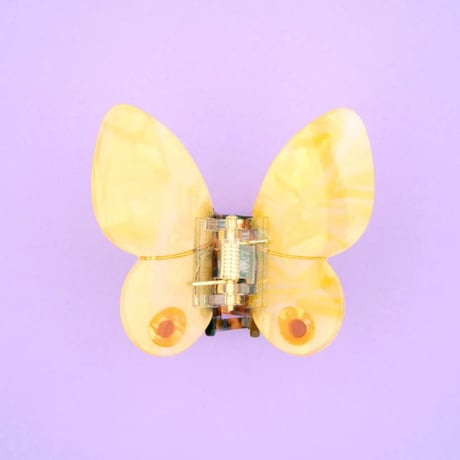 ククシュゼット 正規商品 ヘア アクセ クリップ 蝶 虫 かわいい ギフト Coucou Suzette 黄色 蝶 ヘア クロー イエロー(yebutterflyclaw)