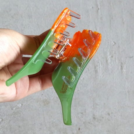 ククシュゼット 正規商品 ヘア アクセ クリップ かわいい 花 フランス Coucou Suzette キンセンカ カレンデュラ ヘア クロー オレンジ(calendulaclaw)
