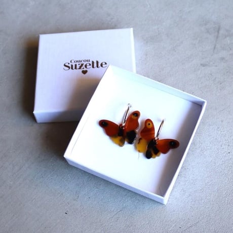Coucou Suzette / Moth Earrings / mothear
