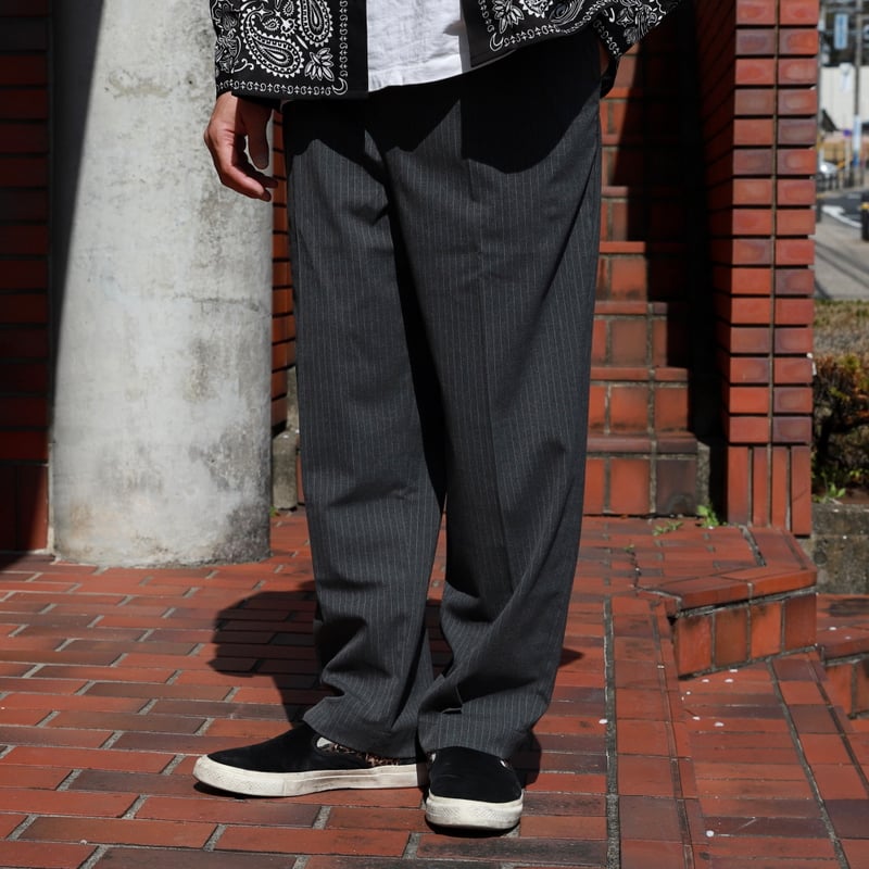 HIDEANDSEEK / Striped Pleated Trouser / HP-0306