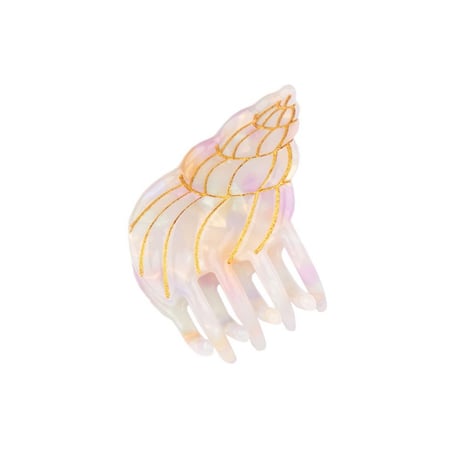 ククシュゼット 正規商品 ヘア ミニ アクセ クリップ 海 夏 Coucou Suzette 貝殻 ミニ ヘアクロー マルチカラー (shellminiclaw)