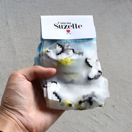 Coucou Suzette / カモメ シアー ソックス / seagulsheersocks