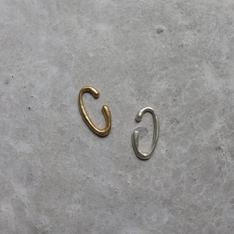 TEN. 正規商品 ユニセックス アクセサリー テン リニア イヤーカフ シルバー/ゴールド【即日発送】