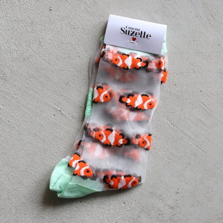 Coucou Suzette / カクレクマノミ シアー ソックス / clownfishshsocks