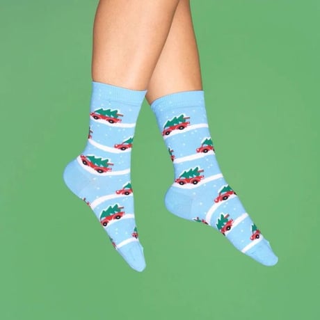 Coucou Suzette / Christmas Car Socks / christmascarsocks