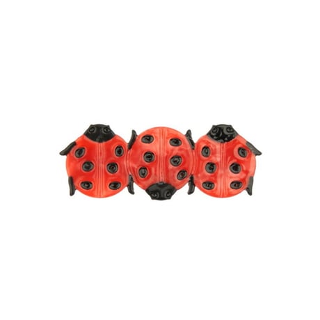 ククシュゼット 正規商品 アクセ ピン クリップ 虫 かわいい おしゃれ ギフト Coucou Suzette てんとう虫 ヘア クリップ レッド×ブラック(ladybugclip)