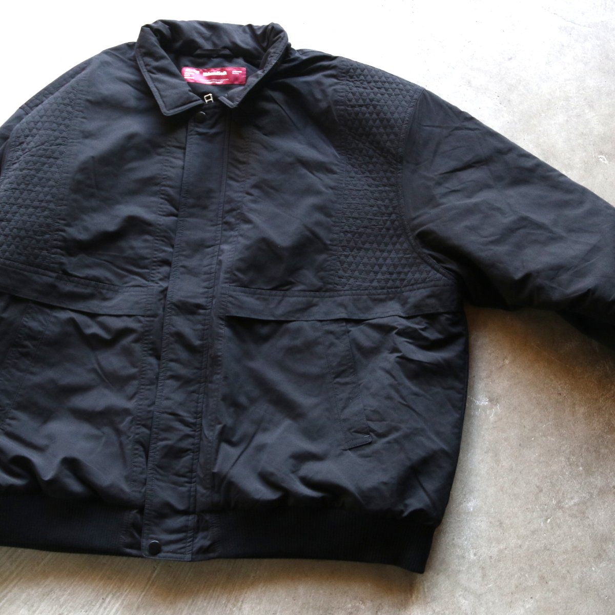 新品 Lサイズ HideandSeek ブラック キルティングJKT HIDEANDSEEK / Quilting Swing Top / HJ-090125 |