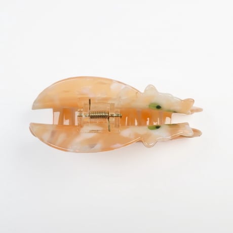 ククシュゼット 正規商品 ヘア アクセ クリップ かわいい 猫 トラ猫 茶トラ フランス Coucou Suzette ジンジャー キャット ヘア クロー ベージュ系 (gicatclaw)