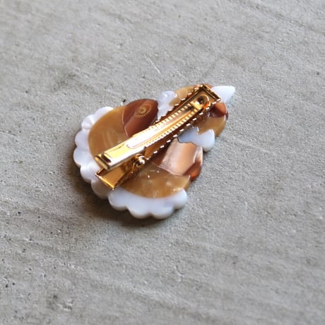 Coucou Suzette / Religieuse Pastry Hair Clip / religieusepastryclip