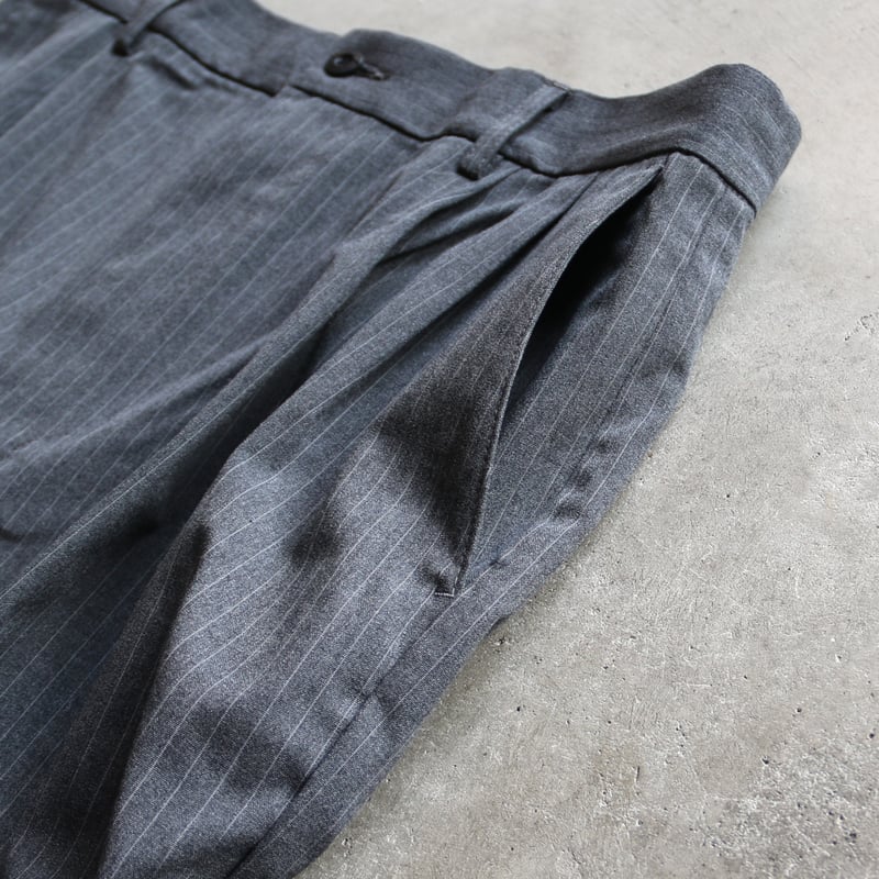 HIDEANDSEEK / Striped Pleated Trouser / HP-0306