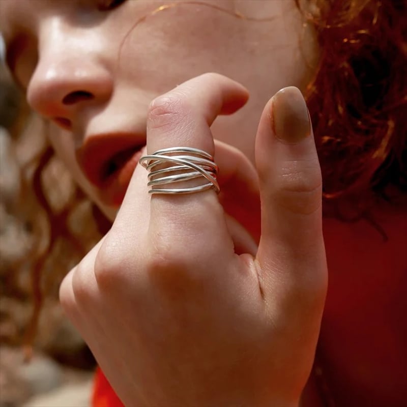 TEN. SILVER925ビロウリング TEN. 正規商品 ユニセックス アクセサリー テン ビロウ リング