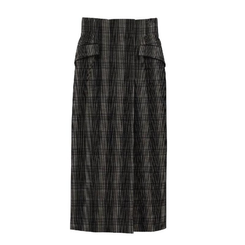 CLANE / H/W TUCK MAXI SKIRT / 171096202 | CHARGER